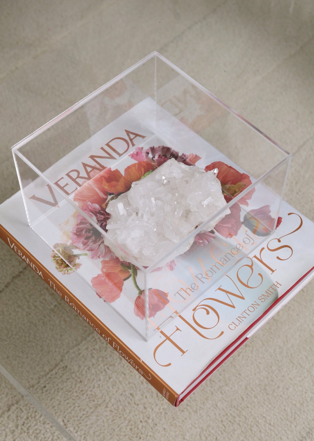 Drusa de Cristal Hialino